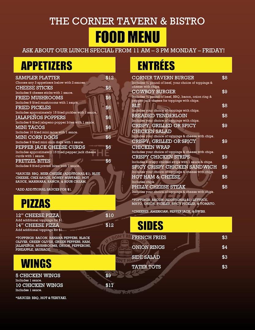 The Corner Tavern and Bistro